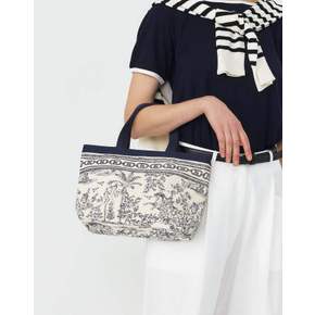 [26FW] [완판재입고][뜨왈드주이] Toile de Jouy 캔버스 미니 토트백 HIWA6F301N2