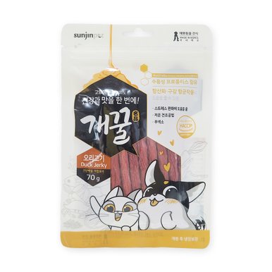 개꿀 프로폴리스 져키 오리고기맛 70g