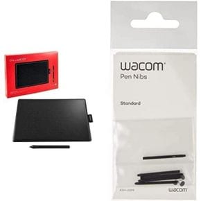 영국 와콤 드로잉 테블릿 One by Wacom Pen Tablet Small for Windows Mac OS and Chrome incl.