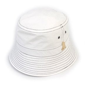 Stitch Poly White Bucket Hat 버킷햇