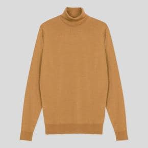 24FW 존스메들리 스웨터 CHERWELL PULLOVER ROLL NECK LS NUTMEG