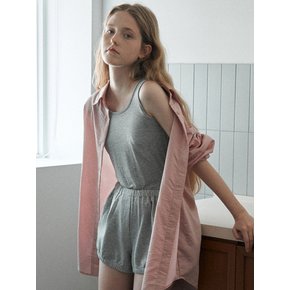 BASIC ROUND SLEEVELESS_GRAY