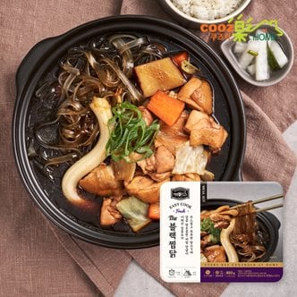 쿠즈락앳홈 분모자 더 블랙찜닭 간장찜닭 캠핑음식 밀키트 850g