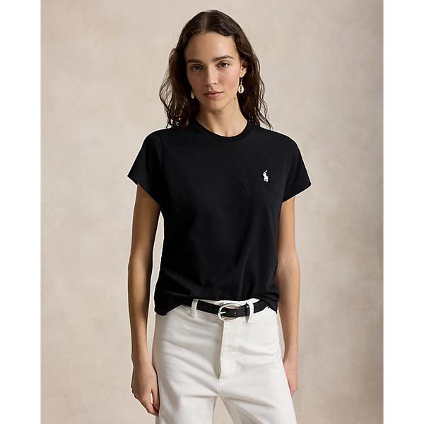 여성 클래식핏 코튼 저지 크루넥 티(WMPOKNINCU21267001)