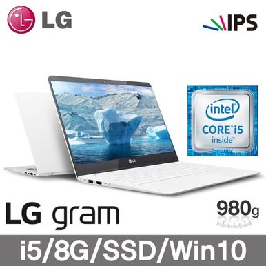 [리퍼] LG전자 그램 14Z960 6세대 i5 신품 SSD 정품 Win10