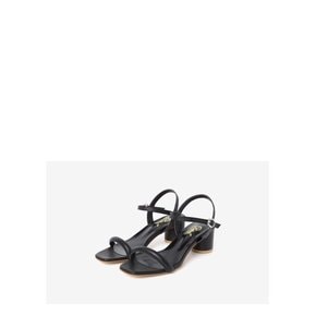 Ann cushion strap Sandle- Black