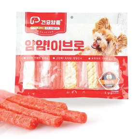 피플펫 강아지 간식 견묘양품 얌얌 이브로 치킨스틱 300g