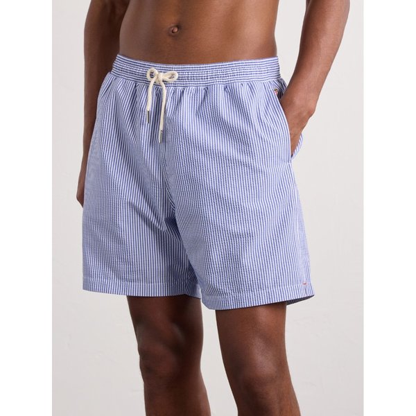 마스티프 II 스트레이트 스트라이프 시어서커 스윔 쇼츠 46376663163073557