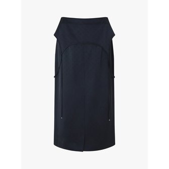 이비엠 에디션바이미샤 레이어드 플랩 H라인 스커트 EMQ3WSK080