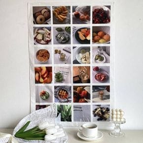 음식사진 빈티지 가림막 포스터70X48cm 스카이구름포스터 인테리어포스터 데코포스터 가림막포스터