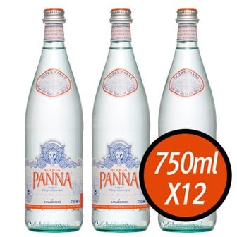 아쿠아파나 Aqua Panna 750mlX12(Glass)