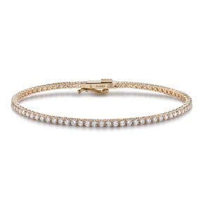 14K 미뉘 2.0MM 다이아 테니스 브레이슬릿