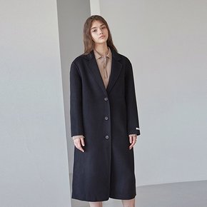 [YAN13] PREMIUM WOOL SINGLE LONG COAT_BLACK