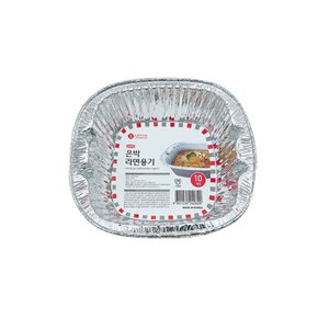 롯데 은박 라면 용기10P
