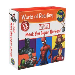 (영어원서) World of Reading Pre-Level 1 / Marvel / Meet the Super Heroes! 리더스 12종 Box Set (Paperback) (CD없음)