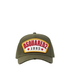 남성 Dsquared2 1995 코튼 베이스볼 캡 초록 80IG7F014 6021771