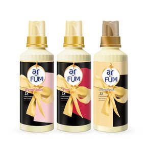 ArFum 3X 고농축 섬유유연제 750mlx3종(레드벨벳+체리블라썸+블랙그레이스)