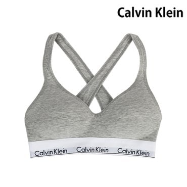 Calvin Klein 캘빈클라인 여자속옷 모던 코튼 푸쉬업 브라 그레이 QF1654-020