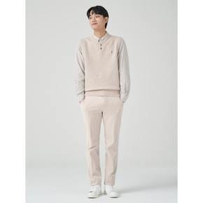 *14%적립*[30%OFF]라운드 버튼넥 베스트  베이지 (BC3951C31A)