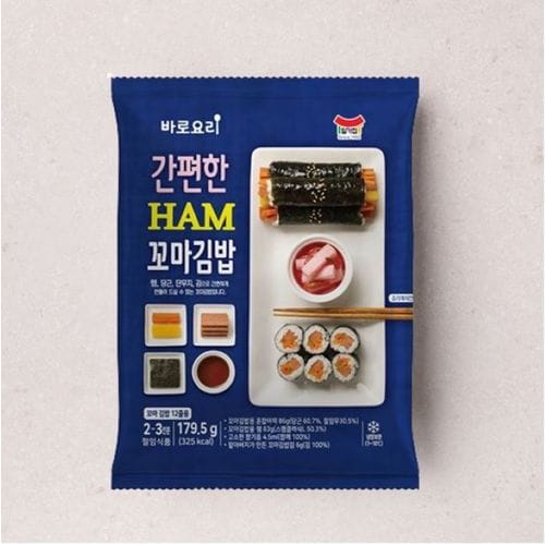 일가집 간편한 햄 꼬마김밥 179.5g