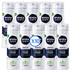 남성면도용폼 센서티브 쉐이빙폼 200ml x 10개