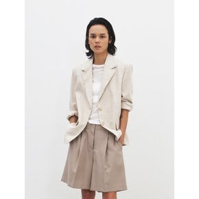 TFR LINEN HERRINGBONE BLAZER_2COLORS