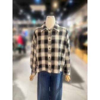 베네통 [여주점] 타탄 체크 블라우스 (BABL04511)