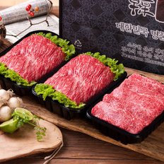 [산들한우] 1등급 정육선물세트 2호 1.2kg(불고기400g+국거리400g+장조림400g)