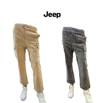 Jeep [여주점] 지프 남여공용 코듀로이 아웃포켓 배기 팬츠 JN4PTU774