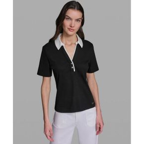 칼라거펠트 우먼 Johnny Collar 탑 - 블랙 27003006 1390499