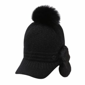 ANGORA CASH CAP_NURCW23413BKX