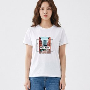 브루클린 라운드 남여공용 반팔C 컬러