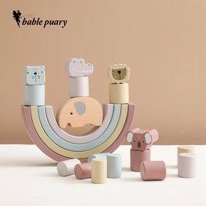 유아 밸런스 레인보우 원목교구 창의력 소근육 상상력 발달