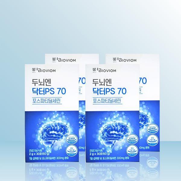 [바이오비옴] 위바이옴 두뇌엔 닥터PS 70 2g x 30포 x 4개 / iuy (S30462692)