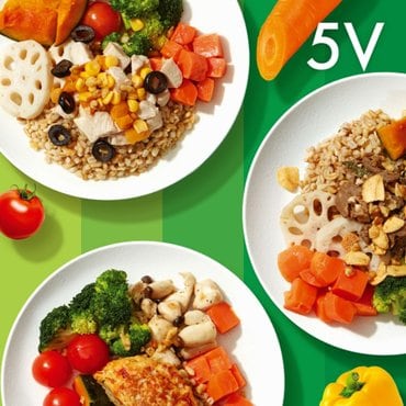 메디쏠라 5Veggies 웜샐러드 3종