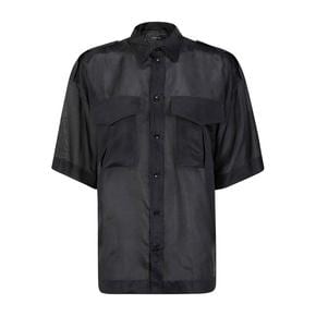 25FW 피비 파일로 셔츠 DC125SE3515900BK Black