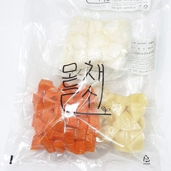 모들채소 카레,짜장용 다이스 채소모음 각150g  1set