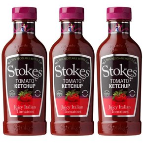 Stokes Tomato Ketchup 스톡스 리얼 토마토 485g 3개