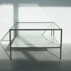 아크리코_RICO GLASS TABLE 모듈 가구/책장 선반/교구장/거실장