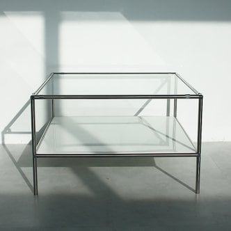 무케렌시아 아크리코_RICO GLASS TABLE 모듈 가구/책장 선반/교구장/거실장