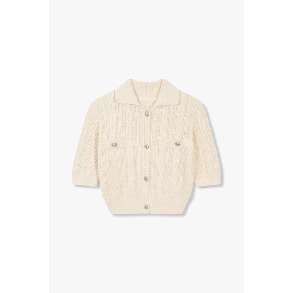 [부산점] [지컷]  부클 케이블 크롭 가디건 7214250304