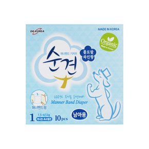 순견 애완용 기저귀 수컷용 1단계 파랑 1.5kg-4.5kg