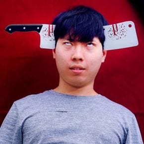 피묻은 도마칼 머리띠