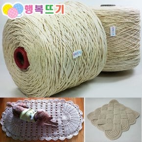 순면콘사 대용량 1kg COTTON 면100% 가방실 자동차시트 털실 발매트 뜨개실  마크라메 코바늘 소품실 순면 면사 면실