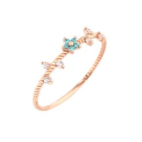 14K BELLO 나뭇잎반지