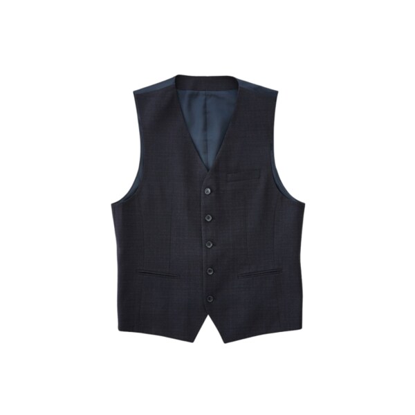 클래식핏 솔리드 수트 베스트 (네이비)