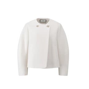 모 소재 크랍 기장 자켓 J244MSF407