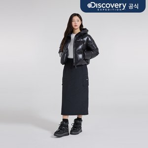 디스커버리 여성 파라슈트 패딩 스커트 (BLACK)