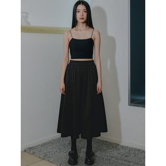 제이빈야드 Divided Flare Black Skirt