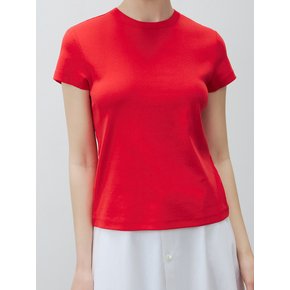 Plain cotton t-shirt (Red)